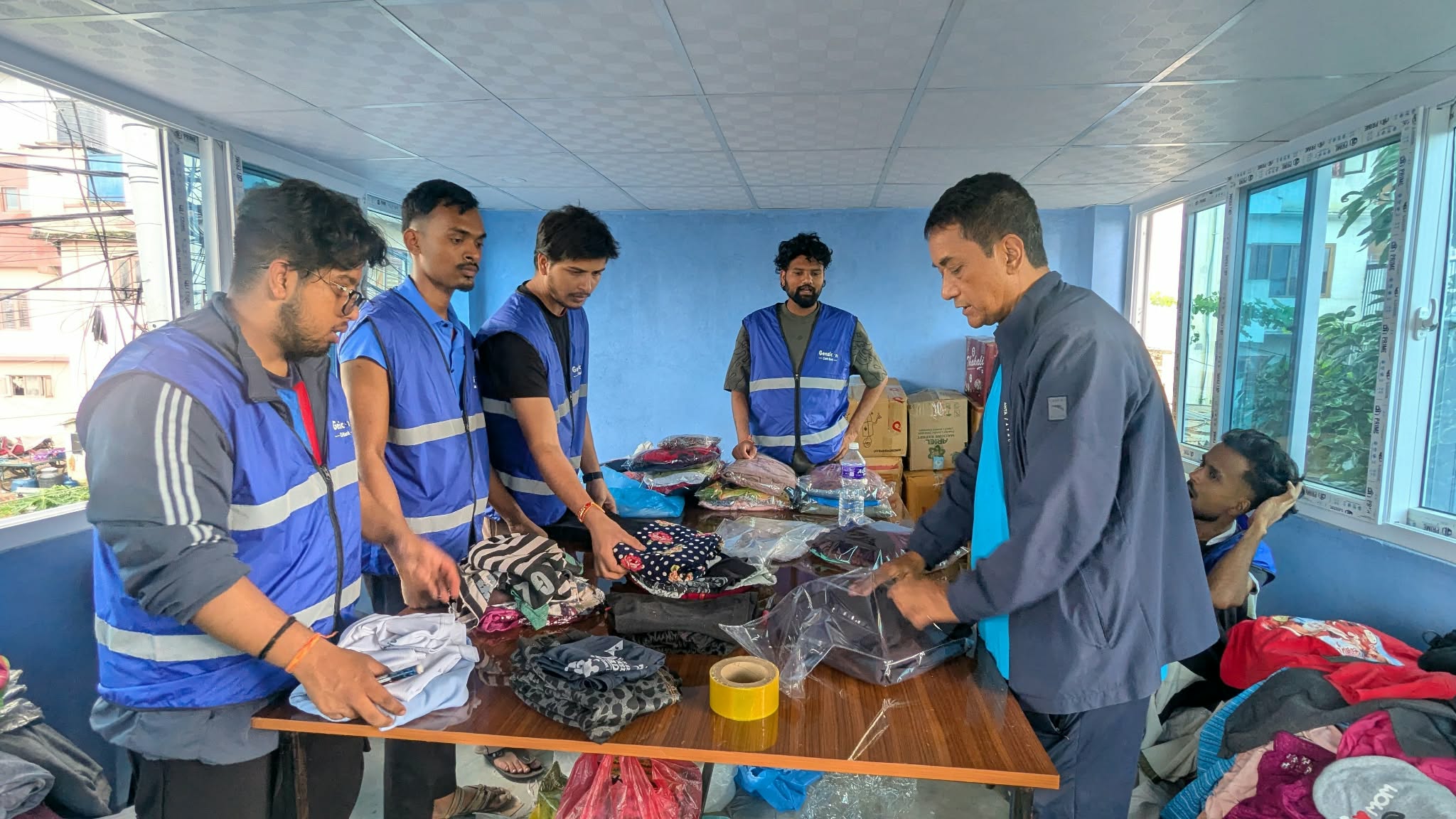 Winter clothing preparation
